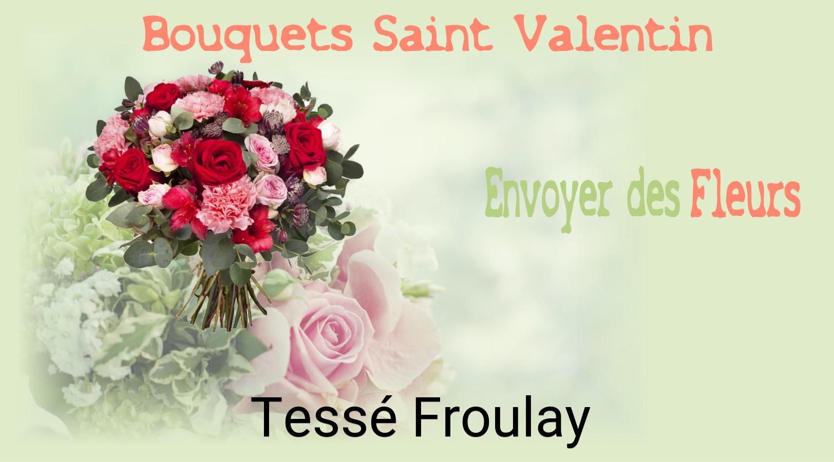 Roses de Saint-Valentin livrées à Tessé-Froulay